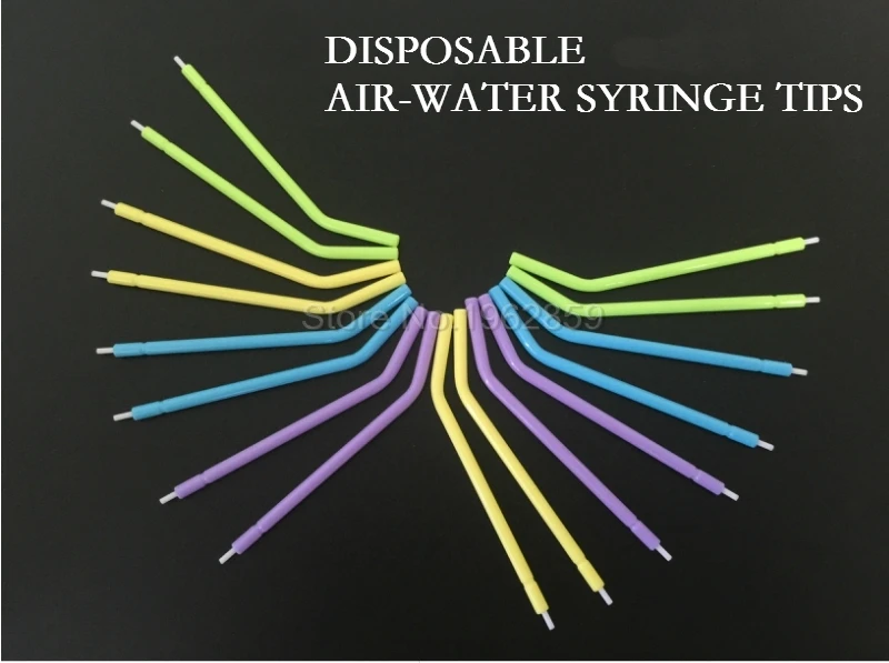 250pcs Dental Materials Disposable Air-water Syringe Tips Dentist Products Tools Dental Consumables