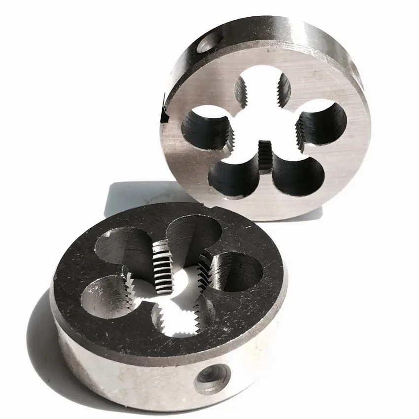 

Free Shipping 2PCS Alloy Steel Made American Standard UN 11/16"-12/16/20/24/28/32 Tpi Manual Die For Threading Metal Workpieces