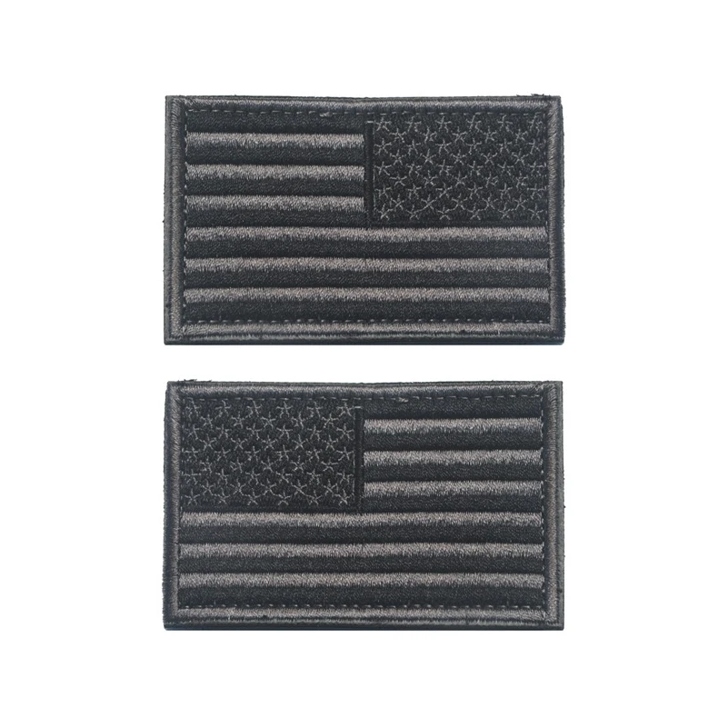 Parche táctico americano bordado con velcro – Izquierda y derecha - imagen 5