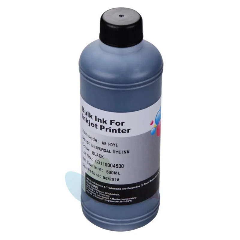 500ml Printer dye refill ink kit for Epson Ink Tank System Printer for Epson l210 l355 l1800 l200 l100 l801 l805 l211  ET-2750