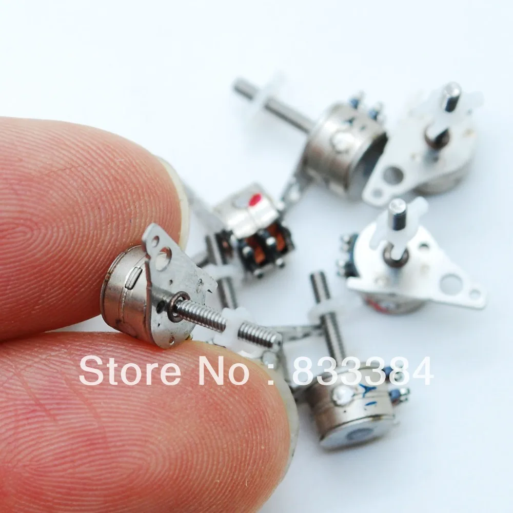 10 STKS Nieuwe Japan Sanyo 4 Draad 2 Fase micro stappenmotor Mini stappenmotor 6x4.5mm Goede kwaliteit gratis verzending