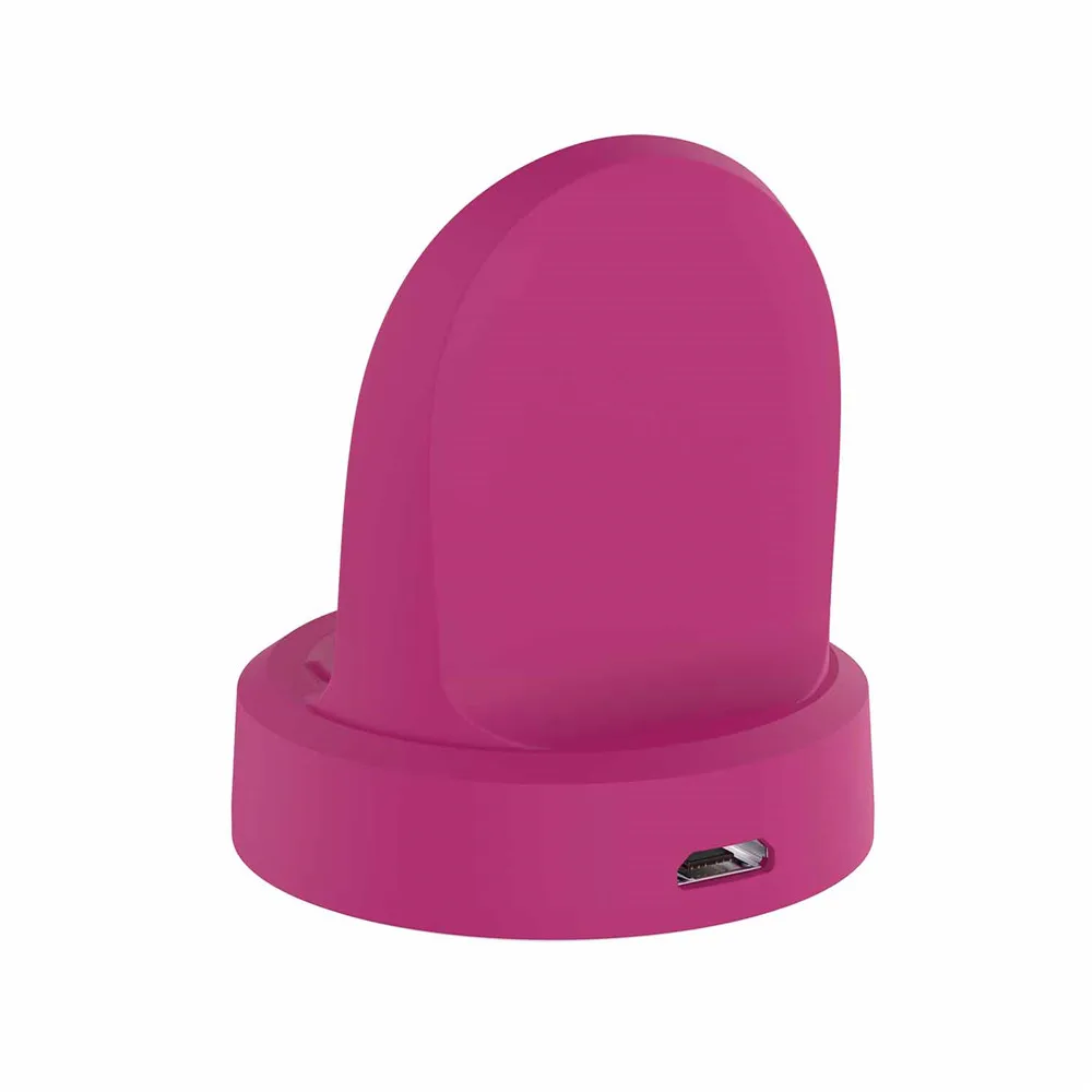 Base de carregamento rápido usb, base carregadora com indicador para samsung galaxy watch 3 41mm 45mm active 2 acessórios para smartwatch