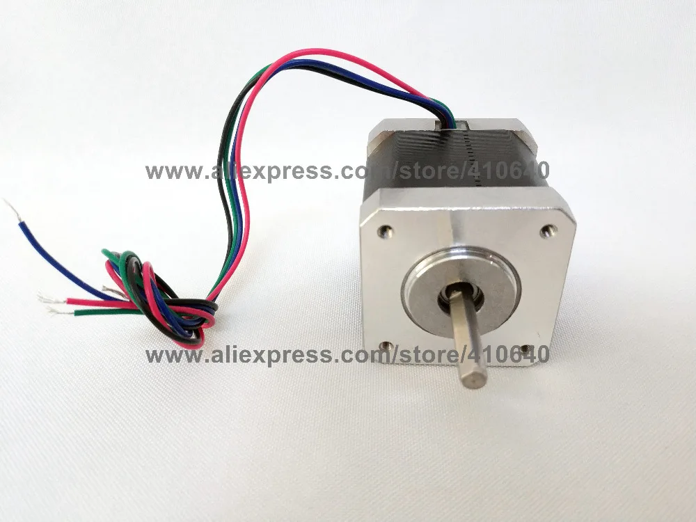 Nema17 스테퍼 모터 17HS8401 L48 mm1.8deg 1.7 A 52N.cm 3D 프린터 또는 3D 로봇 용 4 와이어 스텝 모터, 공장 배송 1 개