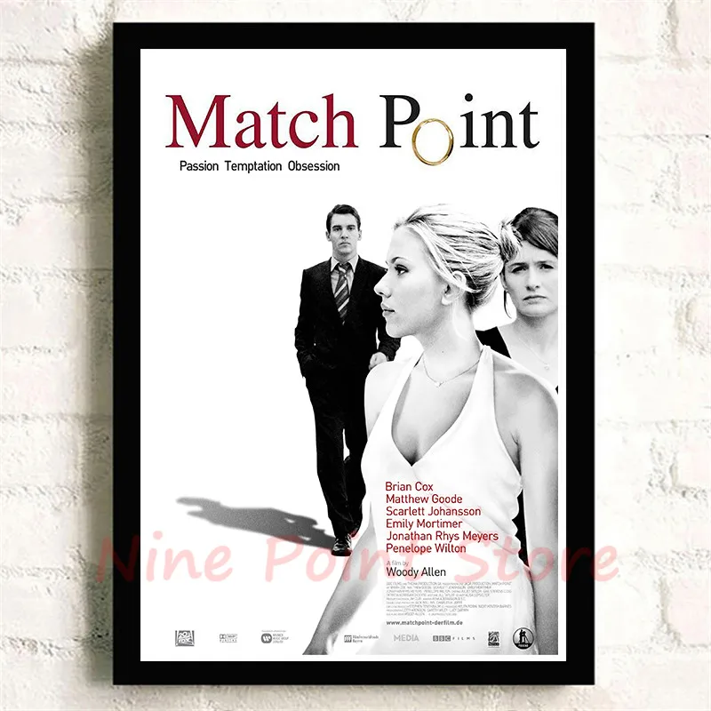Woody Allen White Coated Paper Movie Poster Wall Sticker Home Decora wall sticker Frameless