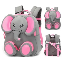 2023 neue Mode Kinder Schult aschen für Mädchen Junge 3d Elefant Design Schüler Schule Rucksack Kinder Tasche Mochila Escolar