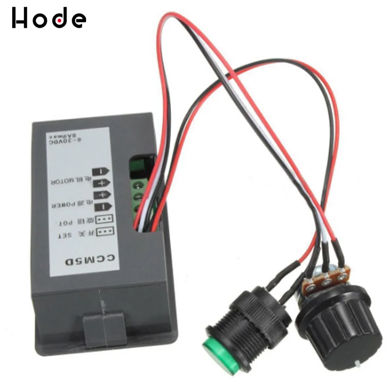 6V 12V 24V 5A PWM DC Motor Speed Controller CCM5D Digital Display LED Motor Controller Speed Regulator