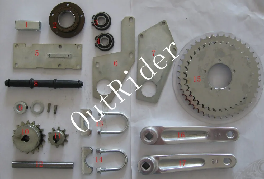 Outrider Jackshaft shifter kit for gasoline engine / 80cc bicycle engine kit