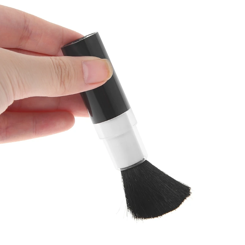 Escova de limpeza de lente telescópica de câmera, escova para limpeza de lentes sensíveis ao poeira, tela lcd, limpador de teclado