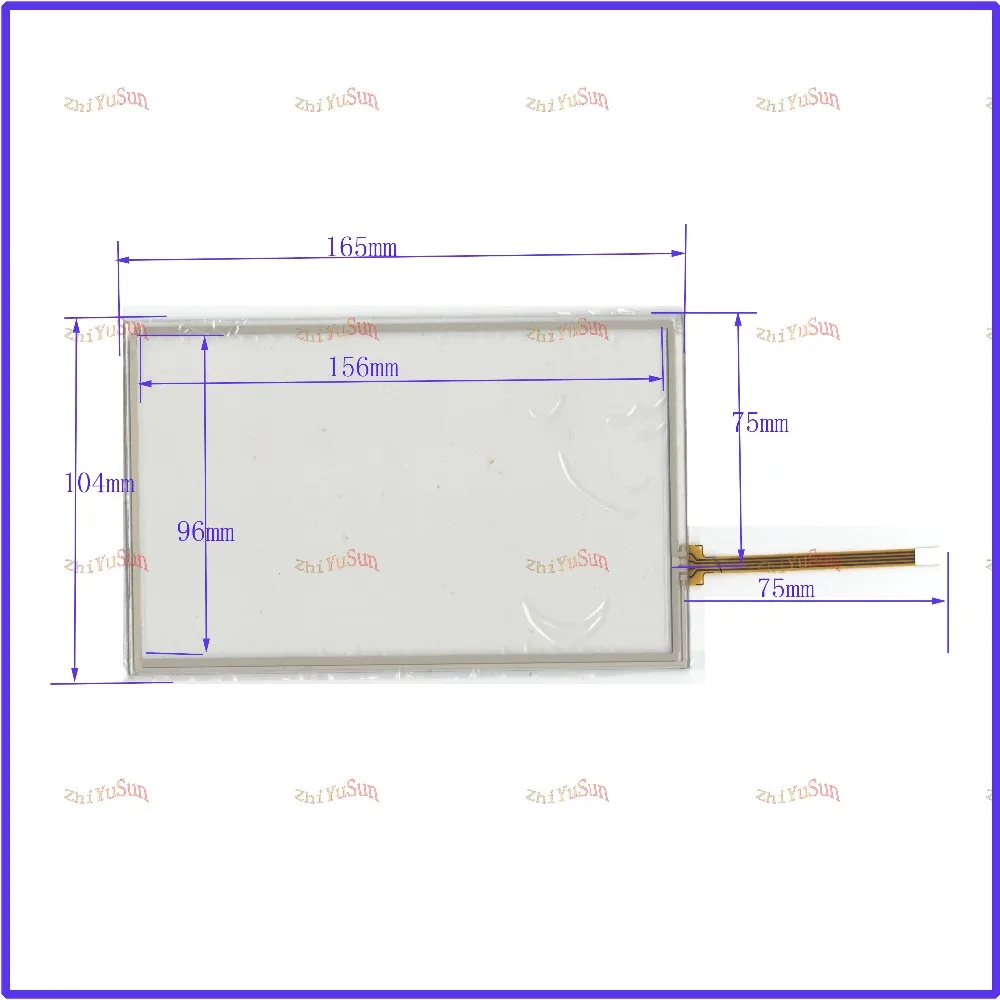 

ZhiYuSun for 6070IQ compatible Navigator POST 7 inch 4-wire resistive Touch Panel TOUCH SCREEN for GLASS LCD display