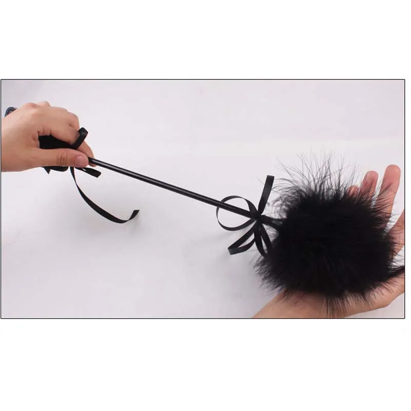 صنم فريسكي ريشة دغدغة سوط الخيال سياسة السوط الجنس لعب للمرأة قبضة أنيقة تعزيز اللعب الحميم BDSM عبودية