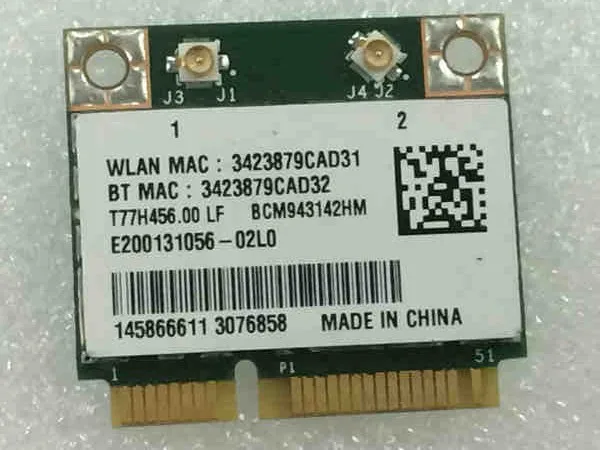 

For Broadcom BCM943142HM BCM43142 WiFi For Bluetooth-compatible 4.0 Half Mini Pci-e Wireless Card 300Mbps