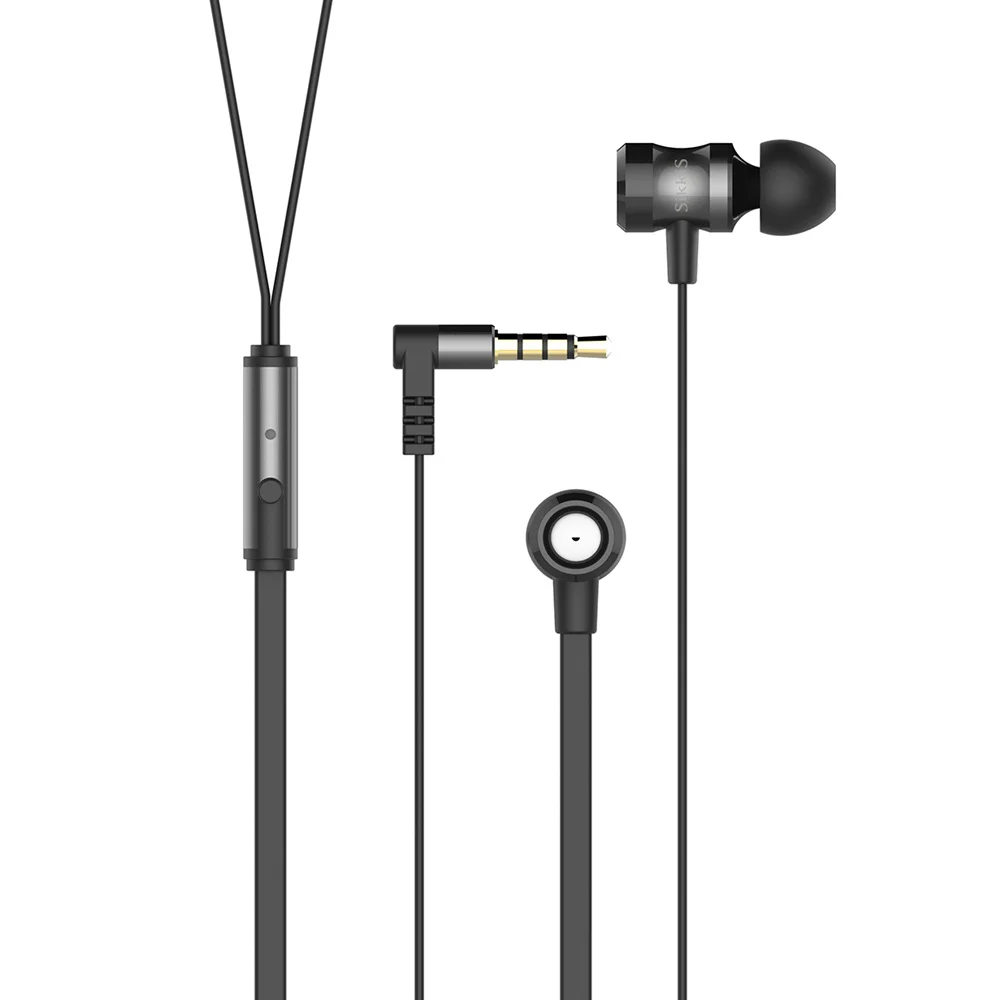 

FooHee Metal In-Ear Earphones Mic Remote Dynamic 3.5mm Noise Isolating Stereo Bass Sound for Mobile Phone iPhone PC E10