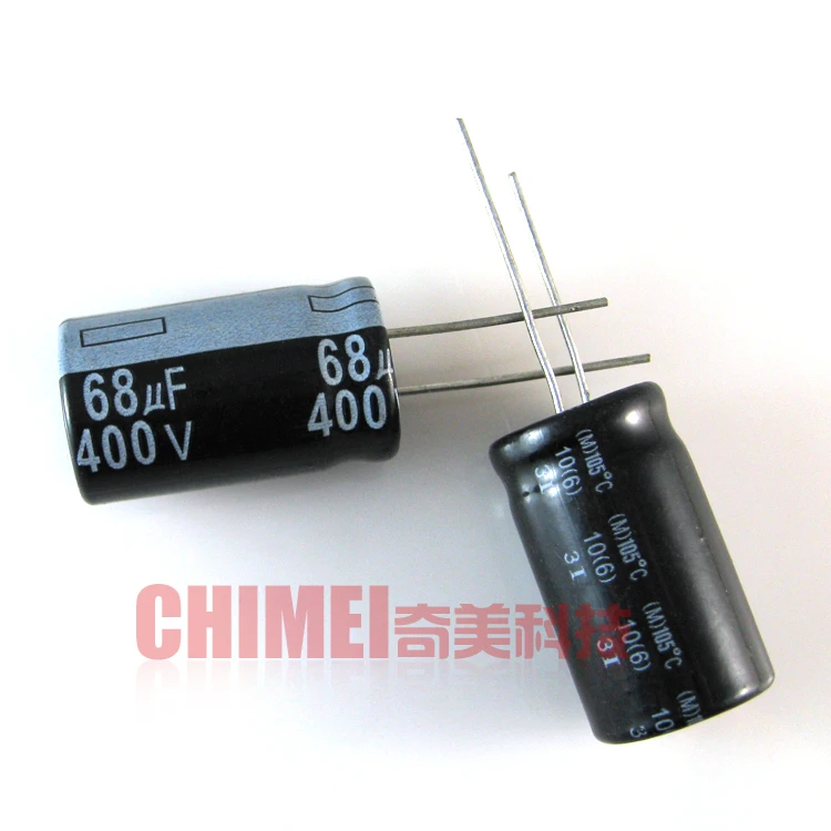 Electrolytic capacitor 68UF 400V Volume 16X30MM Capacitor 16 * 30 mm