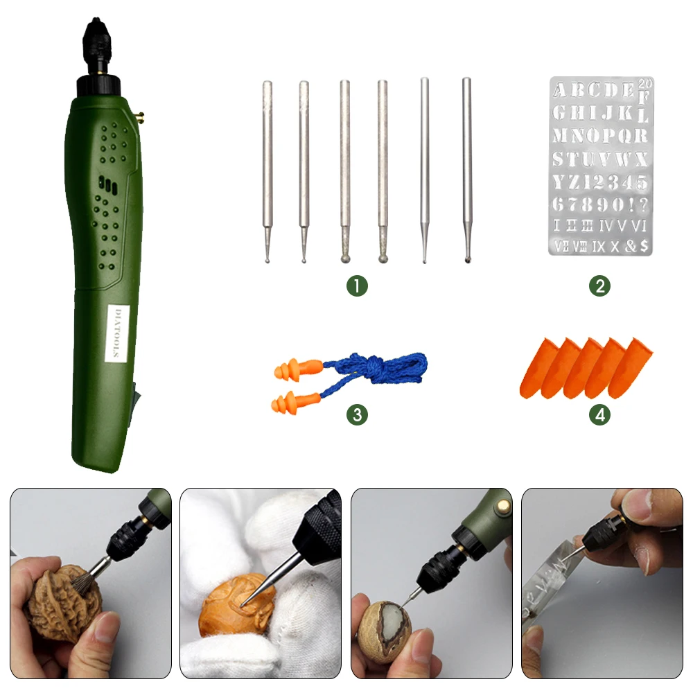 21W  Electric Engraving Pen 100~240V Drill Power Tools with 16000rpm Speed  for Carving Stone/ Wood/Metal/Glass/Plastic