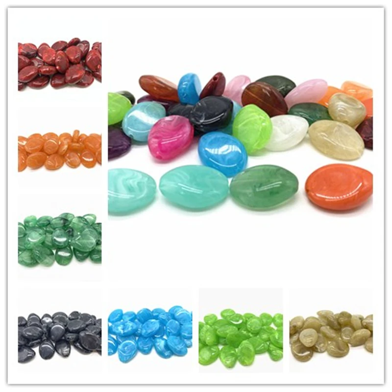 New 10pcs/lot 25mm Water Droplets Acrylic Beads Spacer Loose Beads For Jewelry Making DIY Bracelet Earring#QW08