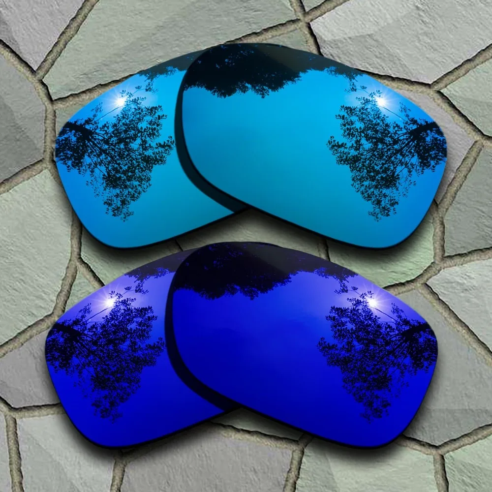 

Sky Blue&Violet Blue Sunglasses Polarized Replacement Lenses for Oakley Twoface