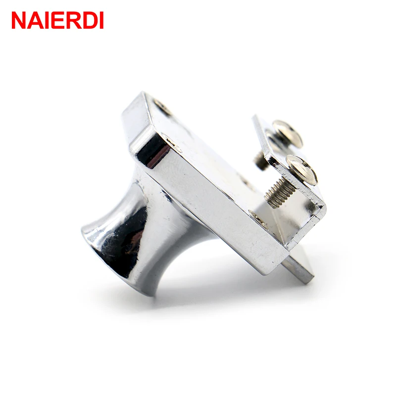 NAIERDI-407 Single Glass Lock Zinc Alloy Showcase Cabinet Door Cylinder Sliding Glass Push Door Locks For Furniture Hardware