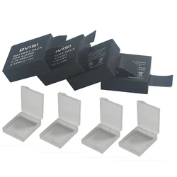 4Pcs/lot 3.7V 900mAh Battery with Storage Boxes for SJCAM SJ 4000 5000 SJ4000 SJ5000 SJ6000 Camera Sport Camera DV Accessories
