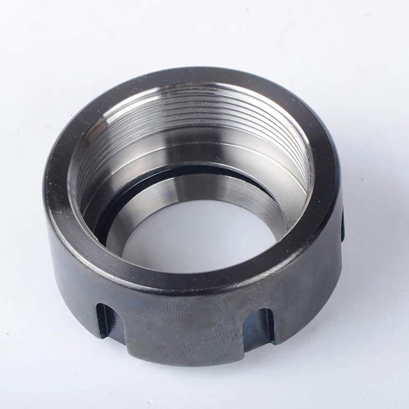 2pcs/lot er nut for ER8 ER11 ER16 ER20 ER32 ER40 clamping nut clamping tools for CNC milling engraving machine er collet nut