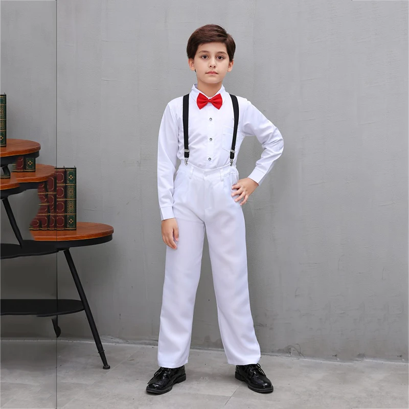 Jazz Dance Costumes Boys Colorful Set Singer Dancers Children Hip Hop Personality Clothing Kids Dancing Costume Outfits DNV11580