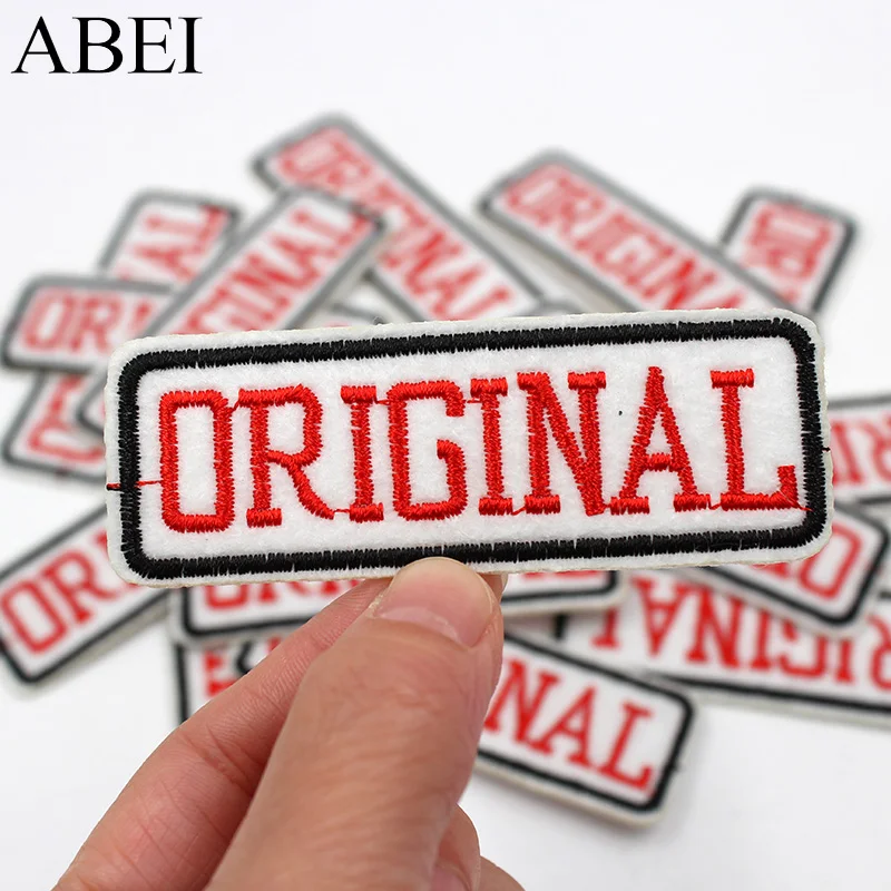 10pcs/lot Diy Clothes Motif Badge Embroidered Iron On ORIGINAL Stickers Jeans Backpack Patches Garments Socks Sewing Applique