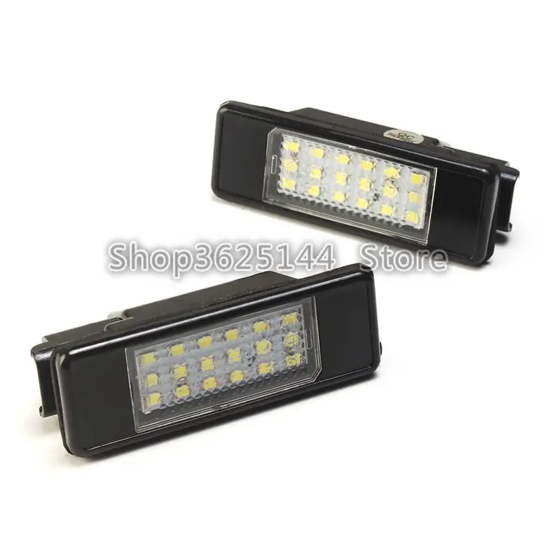 

2pcs 18 SMD car led license plate light lamp For Peugeot 106 1007 207 307 308 3008 406 407 508 607