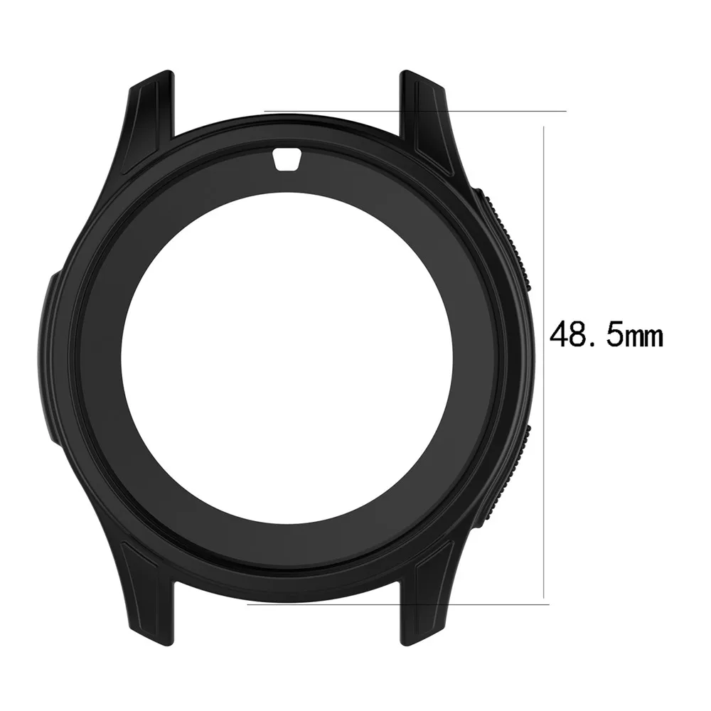 삼성 갤럭시 워치용 보호 실리콘 스킨 케이스 커버, 42mm SM-R810 SM-R815 8 색 교체 쉘 커버 케이스