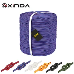 XINDA Escalada Paracord Rock Climbing Rope Accessories Cord 4mm Diameter High Strength Paracord Safety Rope Survival Equipment