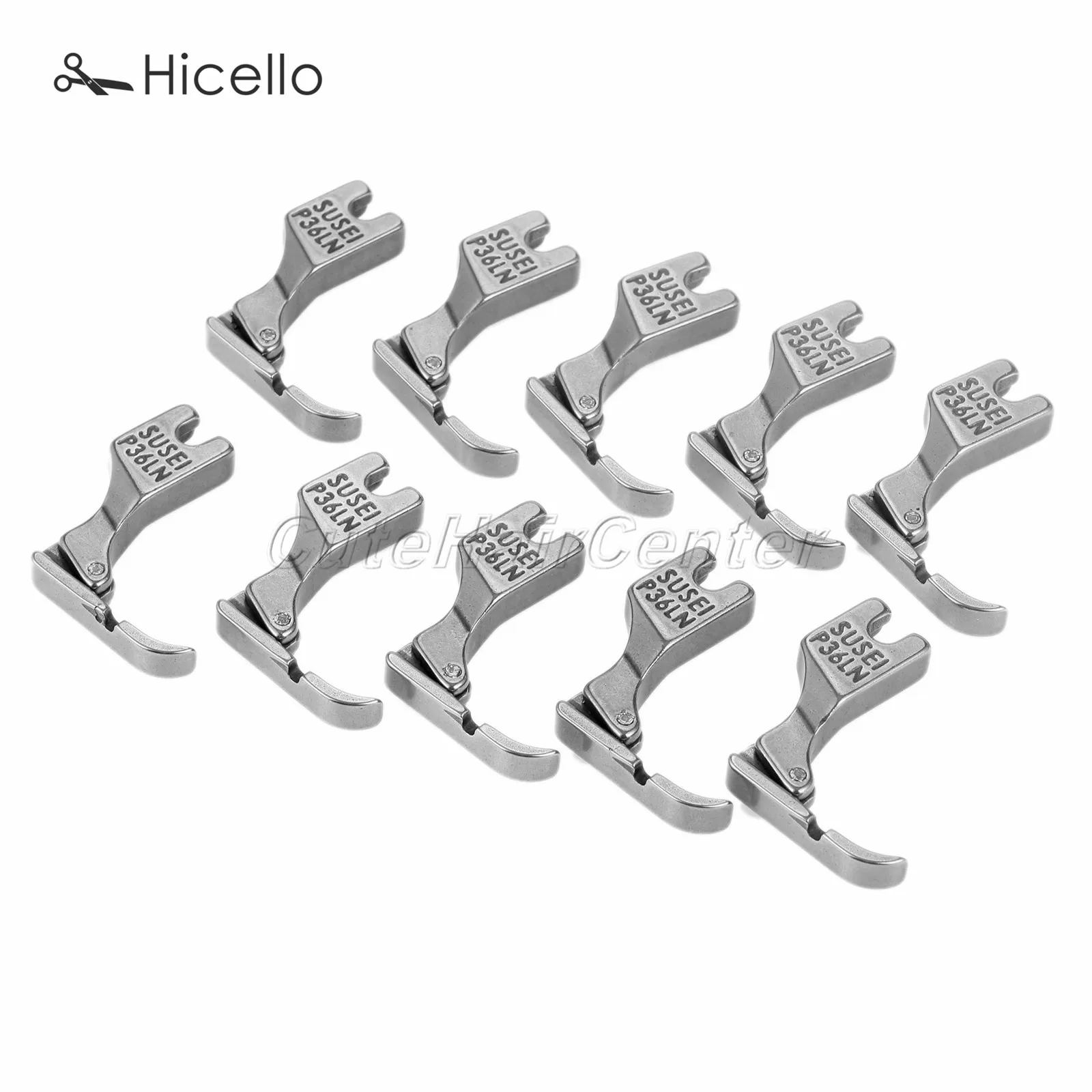 10 PCS P36LN Industrial Sewing Machine Foot Left Hole Steel 3.3cm*3.1cm*0.6cm Good Quality DIY Sewing tool Hicello