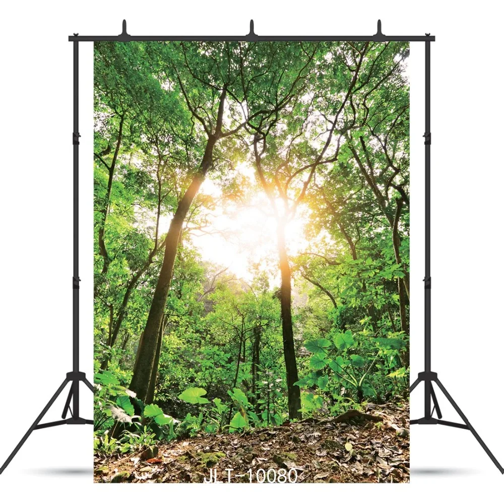 Sunray Forest – arrière-plan de photographie en vinyle, pour fête de mariage, Portrait d'enfant, nouveau-né, toile de fond pour Studio photo