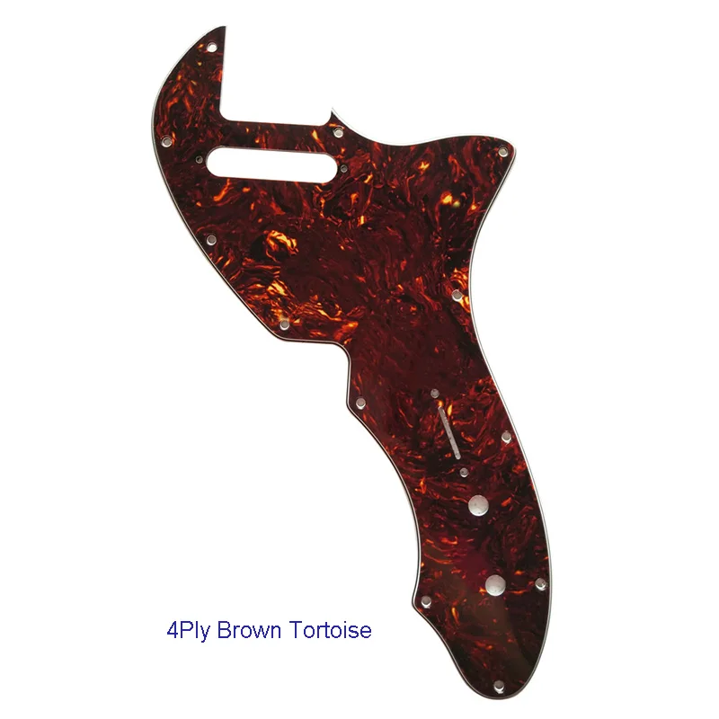 Pleroo Custom Guitar Parts - For US Tele 69 Thinline Guitar Pickguard Scratch Plate, Multicolor Choice