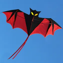 1.8 m di alta qualità Red Bat Aquilone Di Potenza Con Manico Cervo Volante E la Linea di Buono di Volo