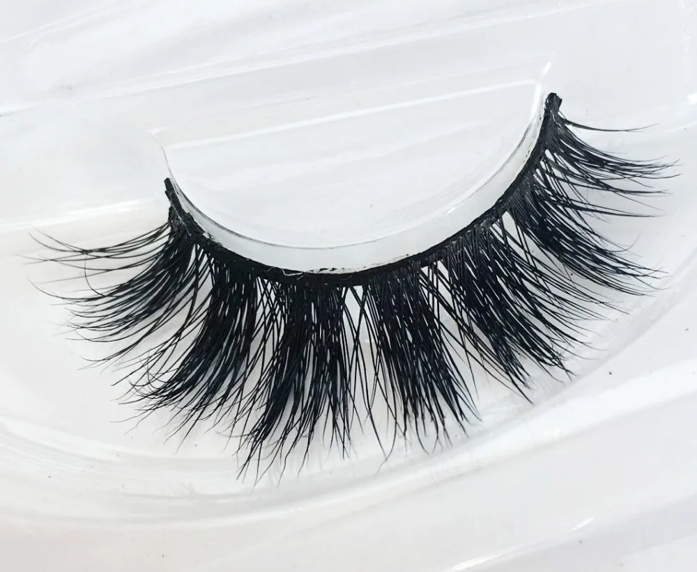 

IN USA 1000Pair 3D Soft Mink Eyelashes Handmade Wispy Fluffy Long Lashes Natural Eye Extension Makeup Cilios