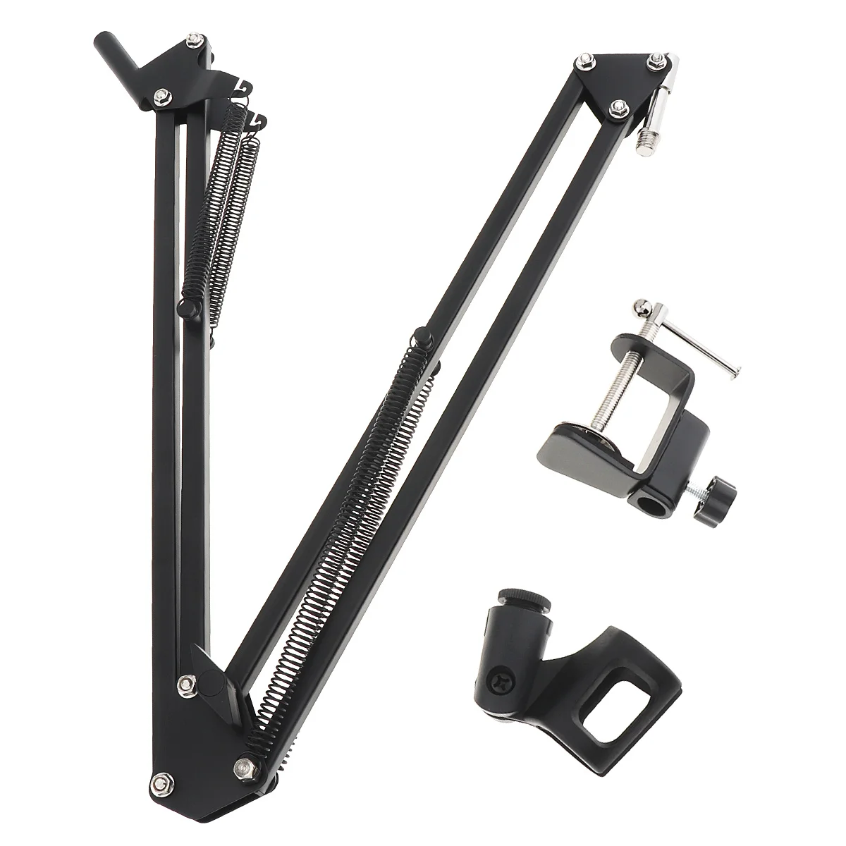CY-35 In Metallo Regolabile 31.5 "/80 centimetri Studio di Registrazione Microfono Braccio di Supporto con Microfono Clip + Morsetto Da Tavolo
