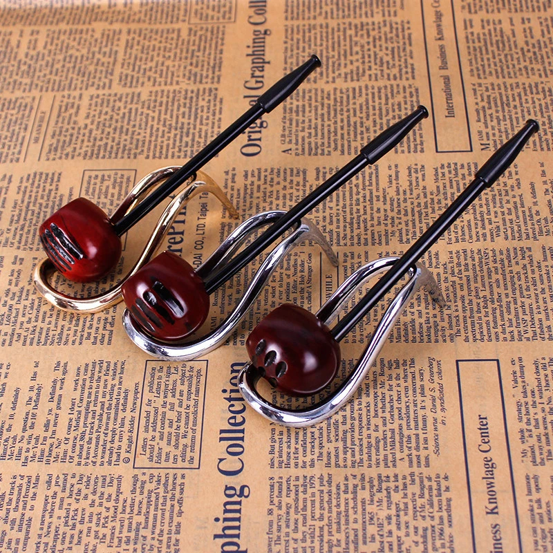 Carving Mini Red Sandalwood Pipes Smoking Portable Smoking Pipe Herb Tobacco Pipe Narguile Grinder Smoke Cigarette Holder