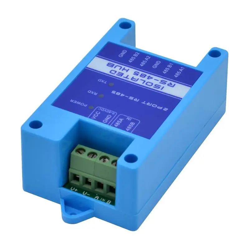 485 repeater photoelectric isolation industrial grade RS485 hub 2 port signal amplifier anti jamming lightning protection ​