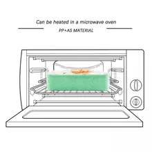 900ml Portable Wheat Straw Lunch Box #6