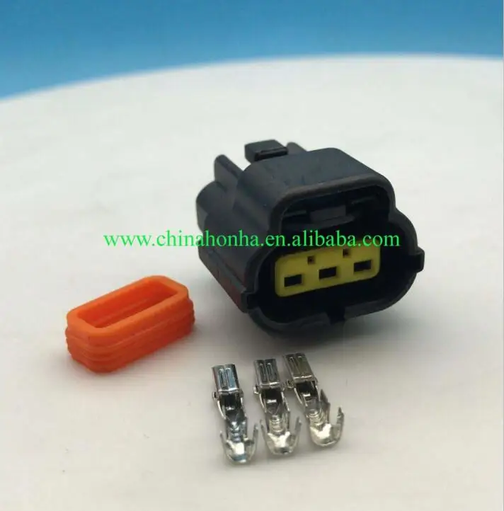 

10sets 3pin forVolvo S60 S80 XC60 XC90 camshaft eccentric shaft position sensor wiring connector 174357-2 368523-1