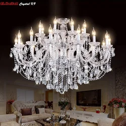 Luxury New K9 3/6/8/10/15/18 Arm Modern Crystal  Lustres De Cristal Lamps Chandeliers AC110V/220V Home Decoration Lighting