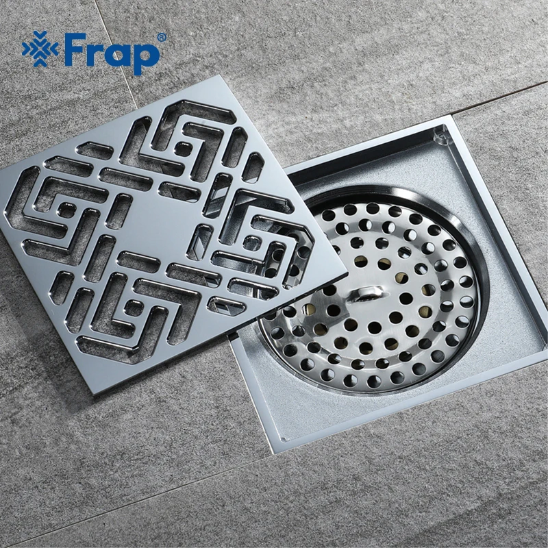 Frap Bathroom Floor Drain Shower Waste Drainsanti-odor Floor Drain Shower Water Drain Strainer Bathroom Floor Drains CoverY38109