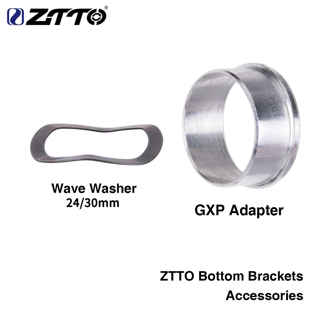 ZTTO Bicycle Accessories Road Mountain Bike Bottom Brackets 24mm to 22mm Adapter Wave Washer 0.5mm K7  24 22mm Chainset