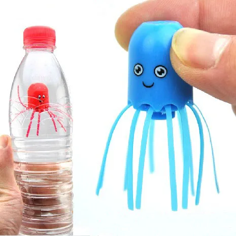 Magische Nette Quallen Magie Tricks Comedy Close Up Magie Octopus Schwimmen in Flasche Illusion Magica Gimmick Requisiten Spielzeug für Kinder