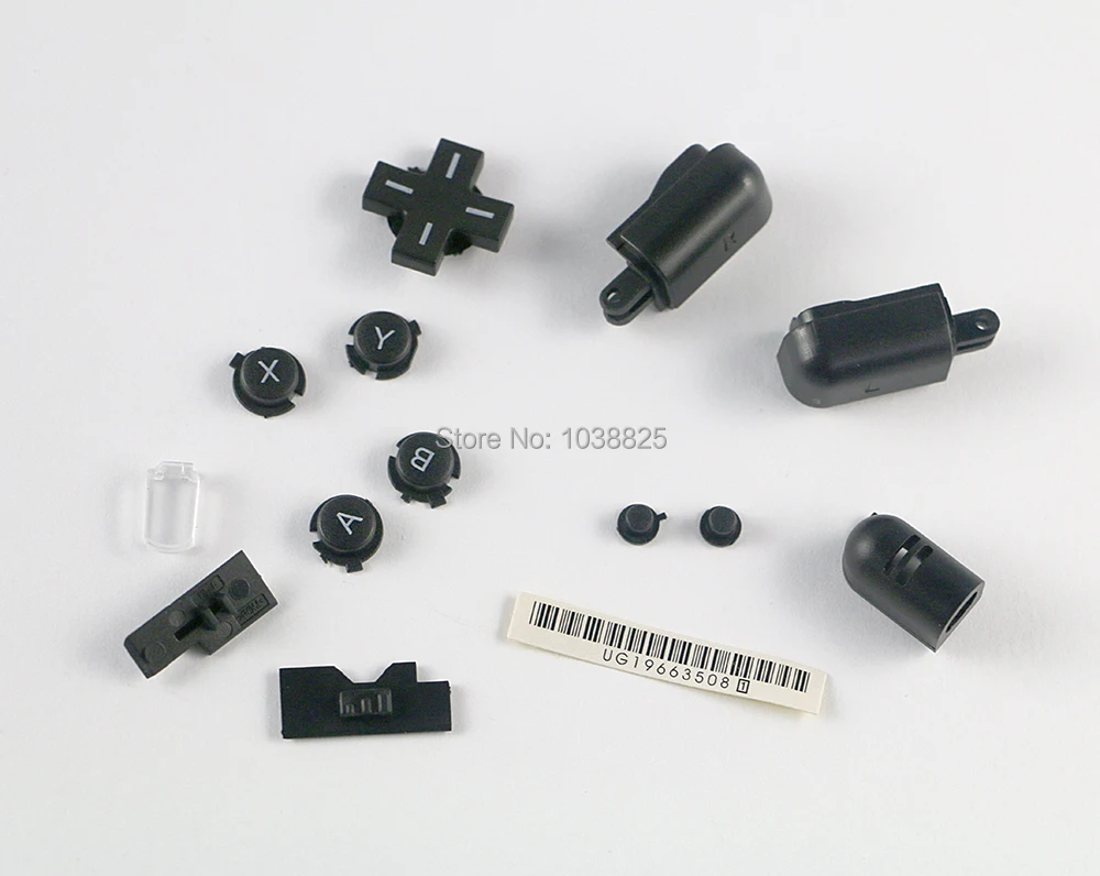 100sets/lot Replacement Full Set Control Cross Key & ABXY Key Button for Nintendo NDSL