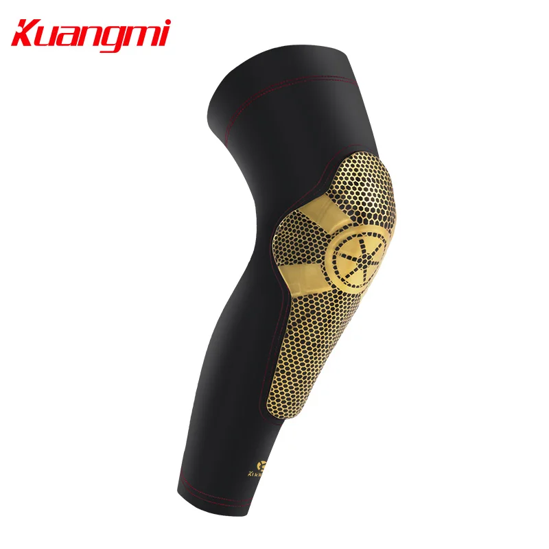 Kuangmi 1 pc Super-Wrapped Knee Pad Basketball Sports Knee Support Basketball Rodilleras Knee Brace Leg Calf Sleeve Compression