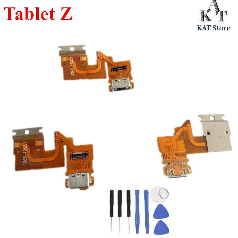 

For Xperia Tablet Z SGP311 SGP312 SGP321 USB Dock Charging Connector Port Flex Cable Ribbon Replacement Part Gift Tools 1Pcs