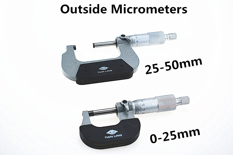 

Jrealmer High quality 0-25mm/25-50mm Micron outside Micrometer 0.01mm digital gauge measuring tools