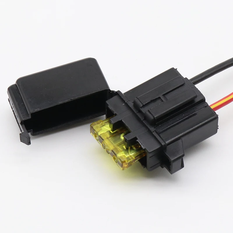 1PCS ATC Fuse Holder In-line AWG Wire Copper 12V 24V Power Blade