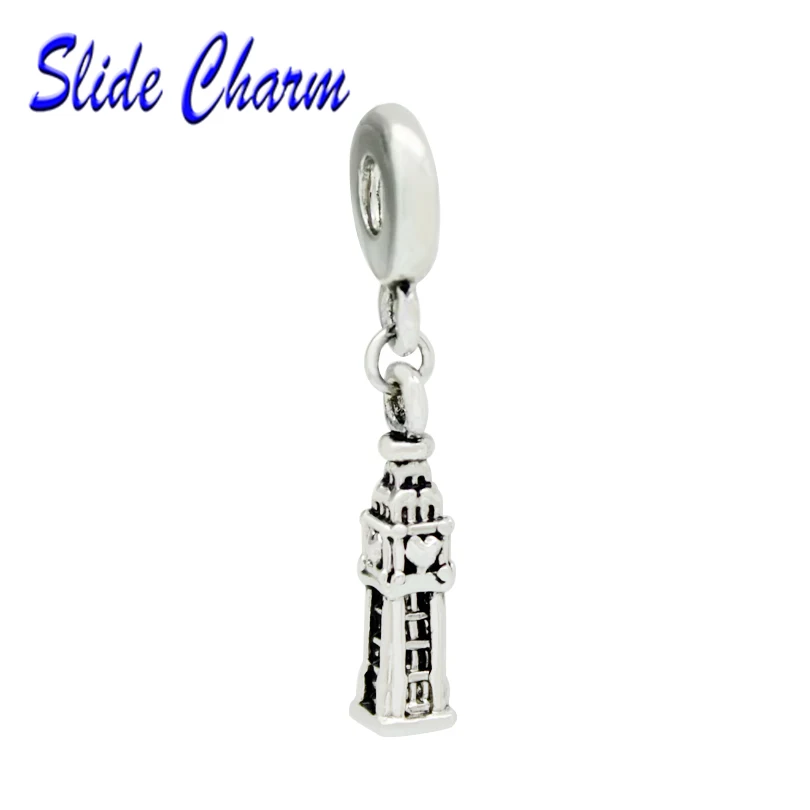 Бусины с прямым отверстием для Биг-Бен-башни, 5 мм