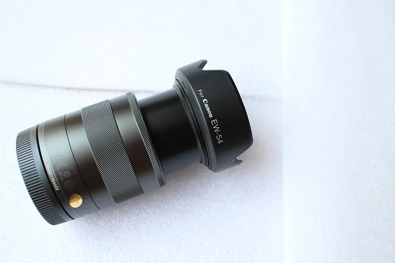 Бленда для объектива Canon 550D 600D 650D 1100D EW-54 18-55 мм f/EF-M-3,5 IS STM, 2 шт., фильтр 5,6