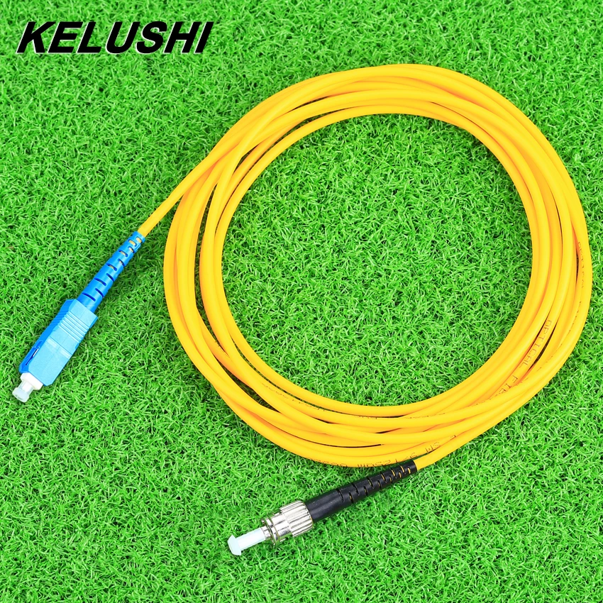 

KELUSHI Fiber Optical Patch Cords Cables Leads SC-ST Singlemode 9/125 SM Fiber Jumper Duplex 3M LSZH LSOH Connecting Tool